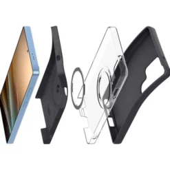 Spigen Samsung|Galaxy S25 Ultra-ETUI SILICONE FIT MAG MAGSAFE SAMSUNG GALAXY S25 ULTRA BLACK