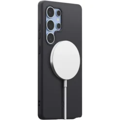 Spigen Samsung|Galaxy S25 Ultra-ETUI SILICONE FIT MAG MAGSAFE SAMSUNG GALAXY S25 ULTRA BLACK
