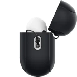 Spigen Airpods Pro|Etui Airpods-Etui Silicone Fit Strap Apple Airpods Pro 1 / 2 Black/phantom Green Case