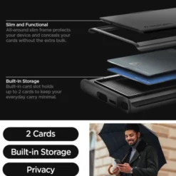 Spigen Samsung|Galaxy S24 Ultra-Etui Slim Armor Cs Samsung Galaxy S24 Ultra Black Case