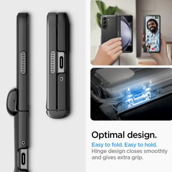 Spigen Galaxy Z Fold 5|Samsung-Etui Slim Armor Pro Galaxy Z Fold 5 Black Case