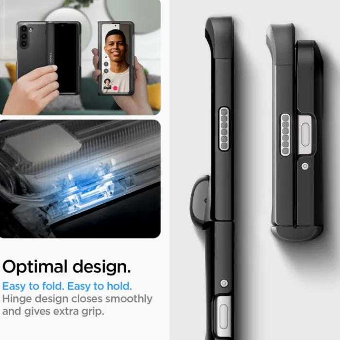 Spigen Galaxy Z Fold 5|Samsung-Etui Slim Armor Pro Pen Galaxy Z Fold 5 Black Case