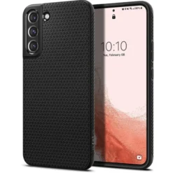 Spigen Samsung|Galaxy S22-ETUI S22 Liquid Air Matte Black Czarne Case