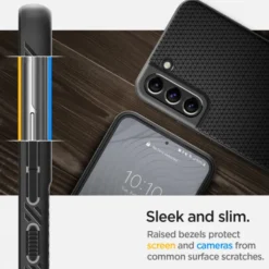 Spigen Samsung|Galaxy S22-ETUI S22 Liquid Air Matte Black Czarne Case