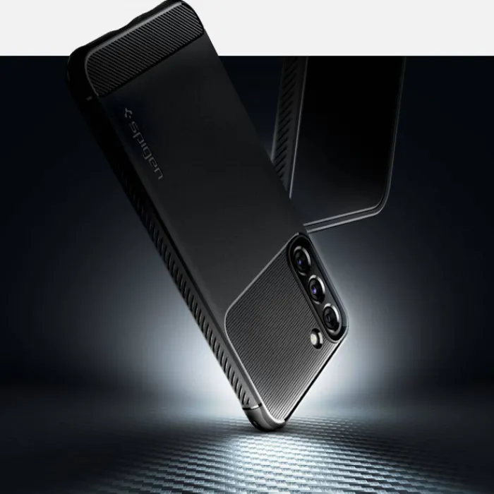 Spigen Samsung|Galaxy S22-ETUI S22 Rugged Armor Matte Black Case