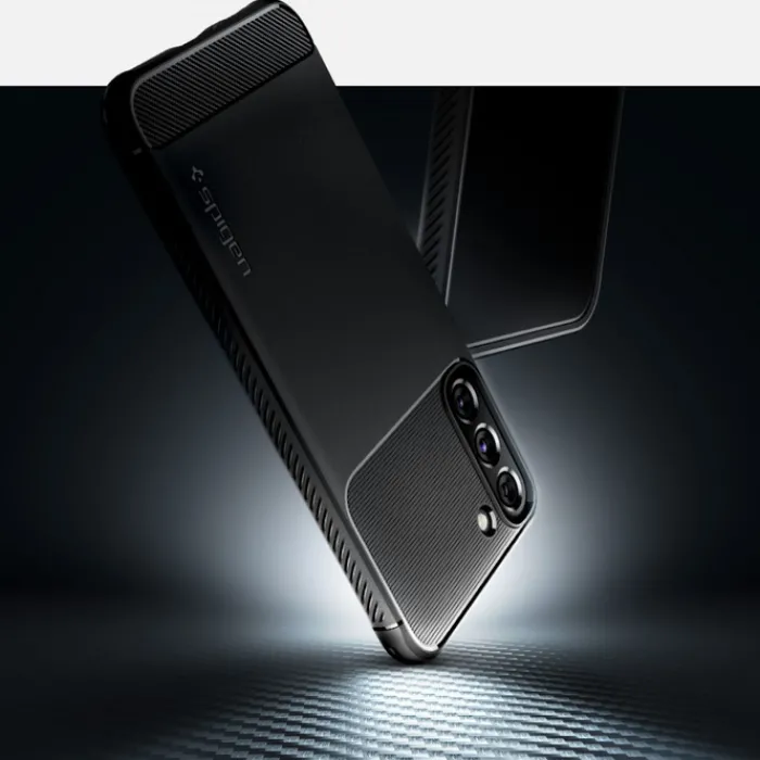 Spigen Samsung|Galaxy S22-ETUI S22 Rugged Armor Matte Black Case