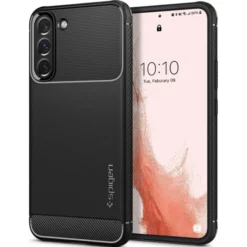 Spigen Samsung|Galaxy S22-ETUI S22 Rugged Armor Matte Black Case