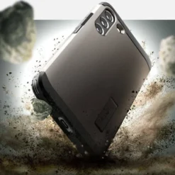 Spigen Samsung|Galaxy S22-ETUI S22 Tough Armor Gunmetal Case