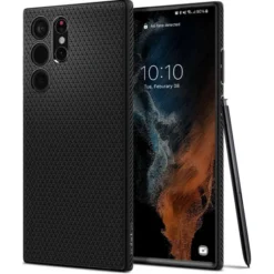 Spigen Samsung|Galaxy S22 Ultra-ETUI S22 ULTRA Liquid Air MATTE Black Czarne Case