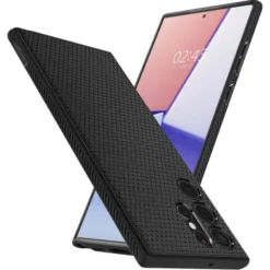 Spigen Samsung|Galaxy S22 Ultra-ETUI S22 ULTRA Liquid Air MATTE Black Czarne Case