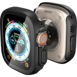 Spigen Apple Watch Ultra 49Mm|Apple Watch Ultra 2 49Mm-Etui Thin Fit 360 Apple Watch Ultra 49mm Ultra 2 Czarne
