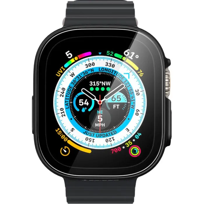 Spigen Apple Watch Ultra 49Mm|Apple Watch Ultra 2 49Mm-Etui Thin Fit 360 Apple Watch Ultra 49mm Ultra 2 Czarne