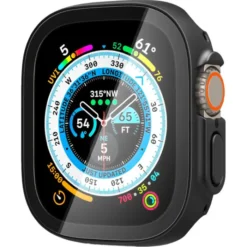 Spigen Apple Watch Ultra 49Mm|Apple Watch Ultra 2 49Mm-Etui Thin Fit 360 Apple Watch Ultra 49mm Ultra 2 Czarne