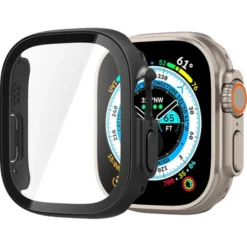 Spigen Apple Watch Ultra 49Mm|Apple Watch Ultra 2 49Mm-Etui Thin Fit 360 Apple Watch Ultra 49mm Ultra 2 Czarne