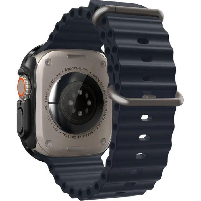 Spigen Apple Watch Ultra 49Mm|Apple Watch Ultra 2 49Mm-Etui Thin Fit 360 Apple Watch Ultra 49mm Ultra 2 Czarne