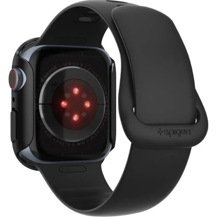Spigen Apple Watch 9 41Mm|Apple-Etui Thin Fit Apple Watch 7 8 9 41mm Czarne