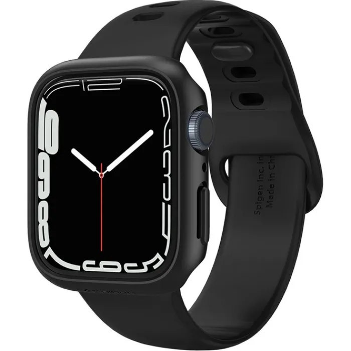 Spigen Apple|Apple Watch 8 45Mm-Etui Thin Fit Apple Watch 6 7 8 9 45mm Czarne