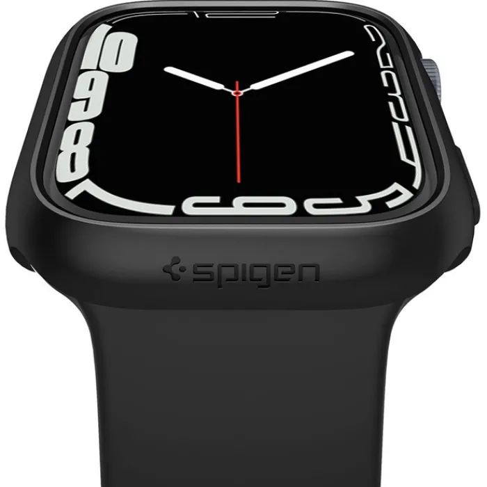 Spigen Apple|Apple Watch 8 45Mm-Etui Thin Fit Apple Watch 6 7 8 9 45mm Czarne