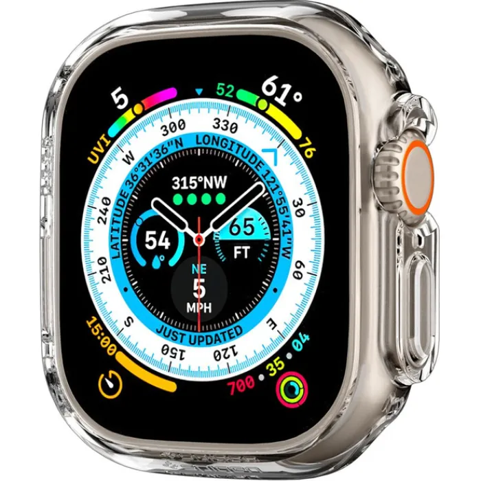 Spigen Apple Watch Ultra 49Mm|Apple Watch Ultra 2 49Mm-Etui Thin Fit Apple Watch Ultra 49mm Ultra 2 Przezroczyste