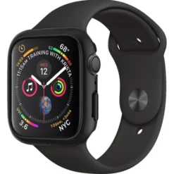 Spigen Apple Watch Se 44Mm|Apple Watch Se 2024 44Mm-Etui Thin Fit Apple Watch 8 6 5 4 SE 2022 44mm Czarne