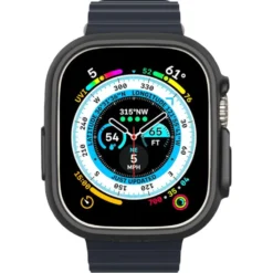 Spigen Apple Watch Ultra 49Mm|Apple Watch Ultra 2 49Mm-Etui Thin Fit Apple Watch Ultra 49mm Ultra 2 Czarne