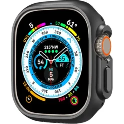 Spigen Apple Watch Ultra 49Mm|Apple Watch Ultra 2 49Mm-Etui Thin Fit Apple Watch Ultra 49mm Ultra 2 Czarne
