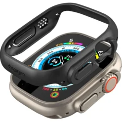 Spigen Apple Watch Ultra 49Mm|Apple Watch Ultra 2 49Mm-Etui Thin Fit Apple Watch Ultra 49mm Ultra 2 Czarne