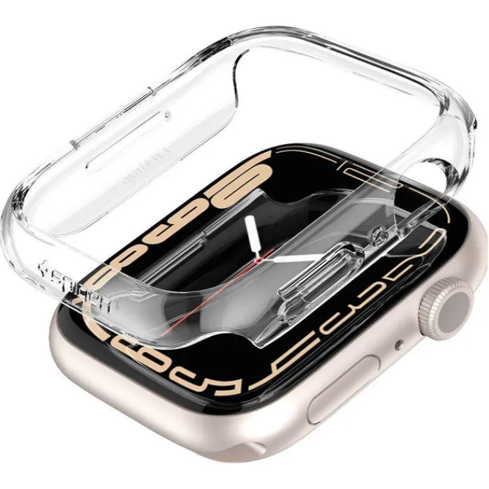 Spigen Apple Watch 9 41Mm|Apple-Etui Thin Fit Apple Watch 7 8 9 41mm Przezroczyste