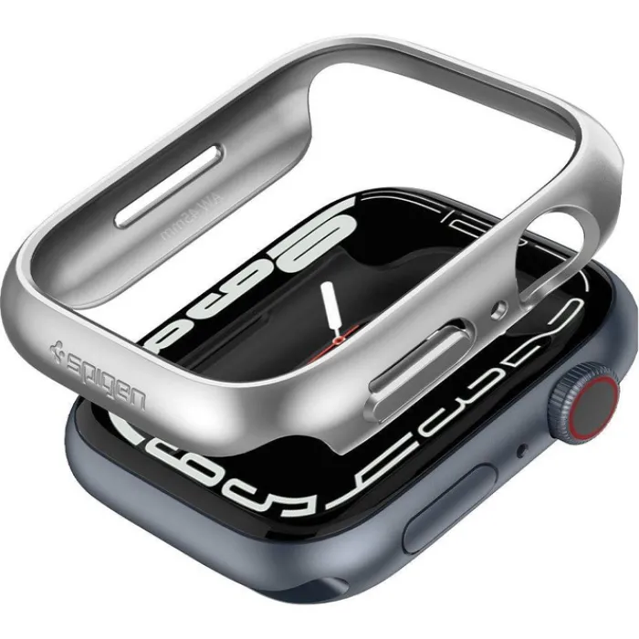 Spigen Apple|Apple Watch 8 45Mm-Etui Thin Fit Apple Watch 6 7 8 9 45mm Grafitowe