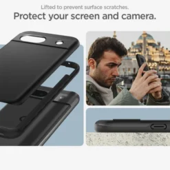 Spigen Pixel 8A|Google-Etui Thin Fit Google Pixel 8a Black