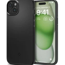 Spigen Iphone 15 Plus|Apple-Etui Thin Fit iPhone 15 Plus Black Case