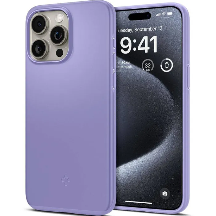 Spigen Iphone 15 Pro|Apple-Etui Thin Fit iPhone 15 Pro Iris Purple
