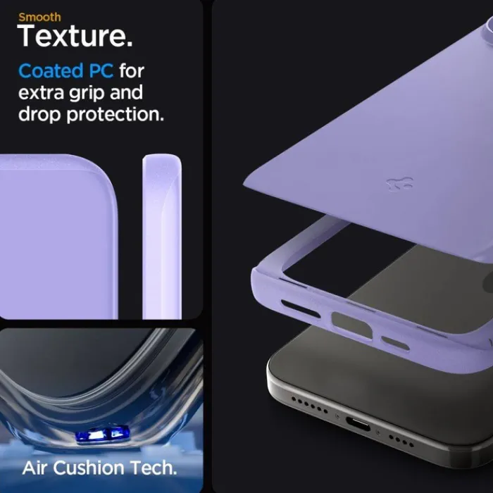 Spigen Iphone 15 Pro|Apple-Etui Thin Fit iPhone 15 Pro Iris Purple