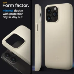 Spigen Iphone 15 Pro|Apple-Etui Thin Fit iPhone 15 Pro Mute Beige