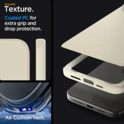 Spigen Iphone 15 Pro|Apple-Etui Thin Fit iPhone 15 Pro Mute Beige