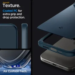 Spigen Iphone 15 Pro Max|Apple-Etui Thin Fit iPhone 15 Pro Max Metal Slate Case