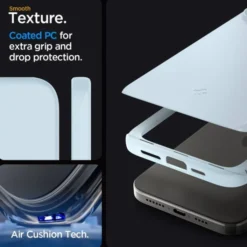 Spigen Iphone 15 Pro|Apple-Etui Thin Fit iPhone 15 Pro Mute Blue
