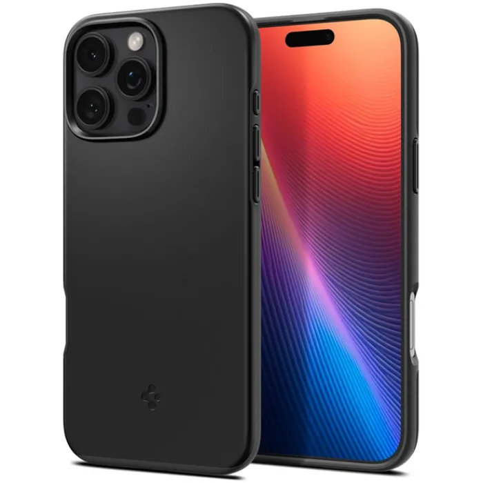 Spigen Iphone 16 Pro Max|Iphone 16 Pro Max-ETUI THIN FIT MAG MAGSAFE IPHONE 16 PRO MAX BLACK