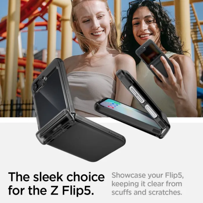 Spigen Samsung|Galaxy Z Flip 5-Etui THIN FIT ”PRO” GALAXY Z FLIP 5 FROST GRAY