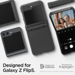 Spigen Samsung|Galaxy Z Flip 5-Etui THIN FIT ”PRO” GALAXY Z FLIP 5 FROST GRAY