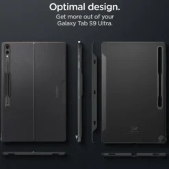 Spigen Galaxy Tab S8 Ultra|Galaxy Tab S9 Ultra-Etui Thin Fit ”pro” Galaxy Tab S8 Ultra / S9 Ultra 14.6 Black Case