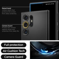 Spigen Samsung|Galaxy S24 Ultra-Etui Thin Fit Samsung Galaxy S24 Ultra Black Case