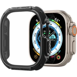 Spigen Apple Watch Ultra 49Mm|Apple Watch Ultra 2 49Mm-Etui Tough Armor Apple Watch Ultra 49mm Ultra 2 Czarne