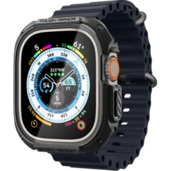Spigen Apple Watch Ultra 49Mm|Apple Watch Ultra 2 49Mm-Etui Tough Armor Apple Watch Ultra 49mm Ultra 2 Czarne