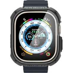 Spigen Apple Watch Ultra 49Mm|Apple Watch Ultra 2 49Mm-Etui Tough Armor Apple Watch Ultra 49mm Ultra 2 Czarne