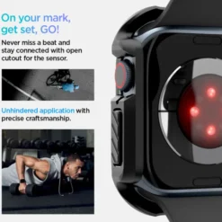 Spigen Apple Watch 11 46Mm|Apple Watch 10 46Mm-ETUI TOUGH ARMOR APPLE WATCH 10 (46 MM) BLACK