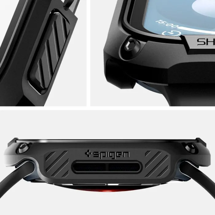 Spigen Apple Watch 11 46Mm|Apple Watch 10 46Mm-ETUI TOUGH ARMOR APPLE WATCH 10 (46 MM) BLACK