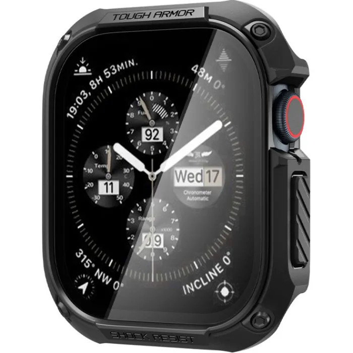 Spigen Apple Watch 11 46Mm|Apple Watch 10 46Mm-ETUI TOUGH ARMOR APPLE WATCH 10 (46 MM) BLACK
