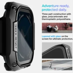 Spigen Apple Watch 11 46Mm|Apple Watch 10 46Mm-ETUI TOUGH ARMOR APPLE WATCH 10 (46 MM) BLACK