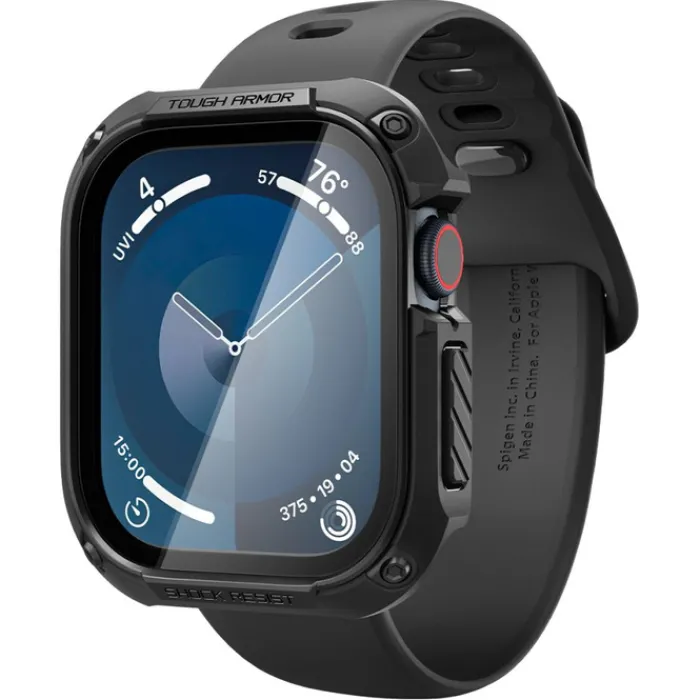 Spigen Apple Watch 11 46Mm|Apple Watch 10 46Mm-ETUI TOUGH ARMOR APPLE WATCH 10 (46 MM) BLACK